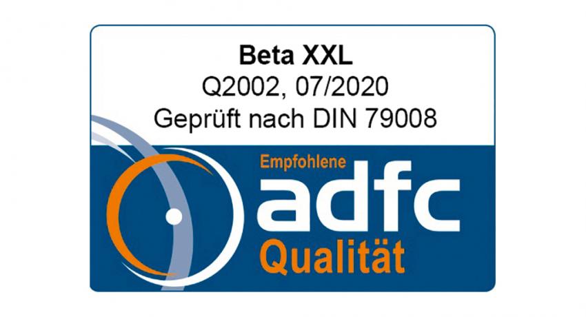 BETA-XXL Fahrradständer: ADFC geprüft