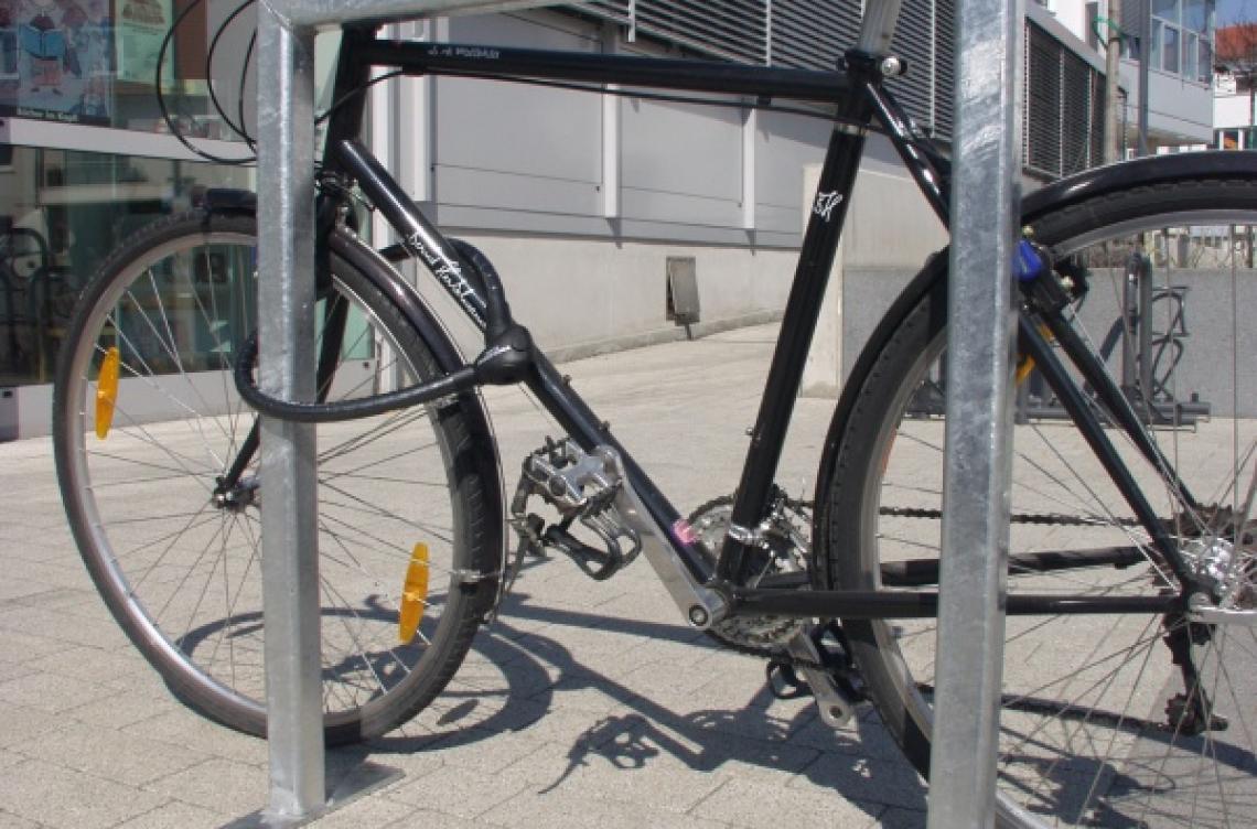 Fahrrad Anlehnbügel 9810 850mm zum EinbetonierenFahrradständerfür Außen 